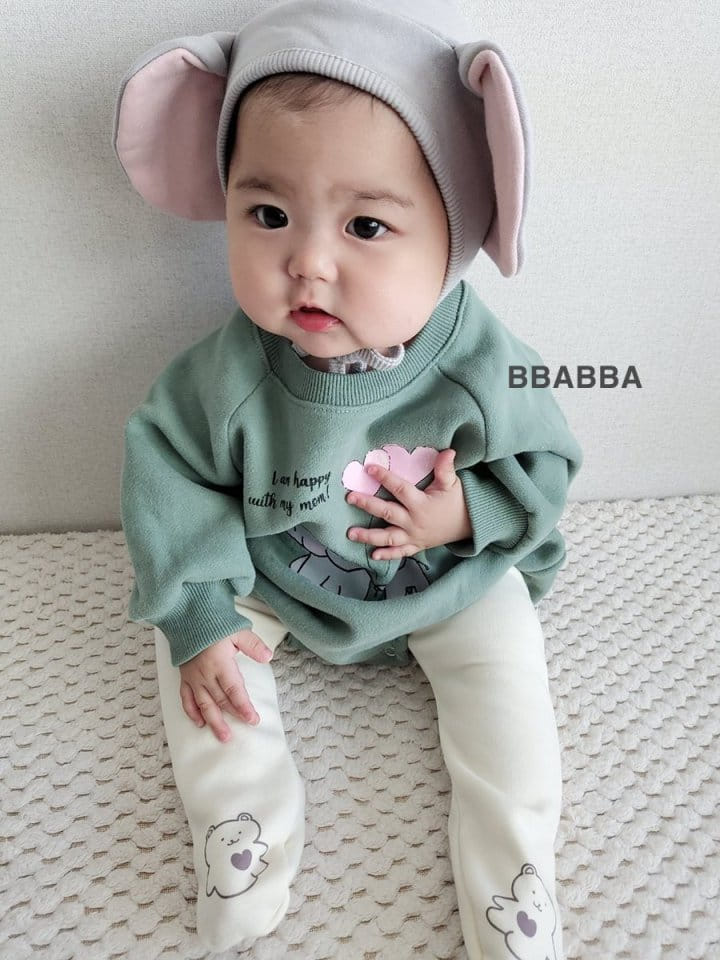 Bbabba - Korean Baby Fashion - #babyoutfit - Winter Elephant Bodysuit - 6
