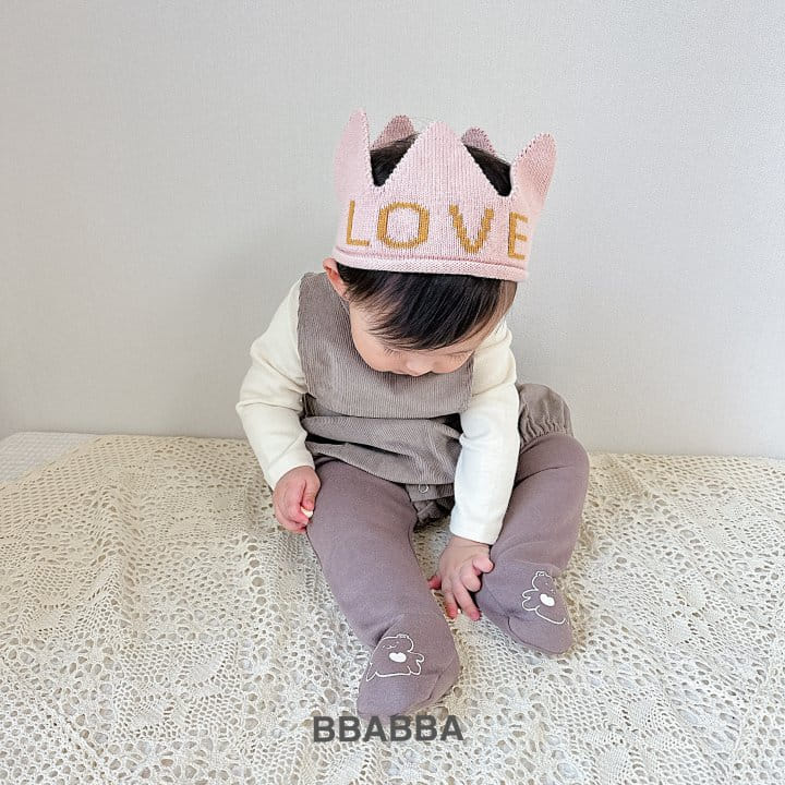 Bbabba - Korean Baby Fashion - #babyoutfit - Love Crown - 3