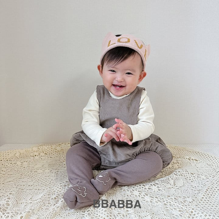Bbabba - Korean Baby Fashion - #babyoutfit - Coi Rib Bodysuit