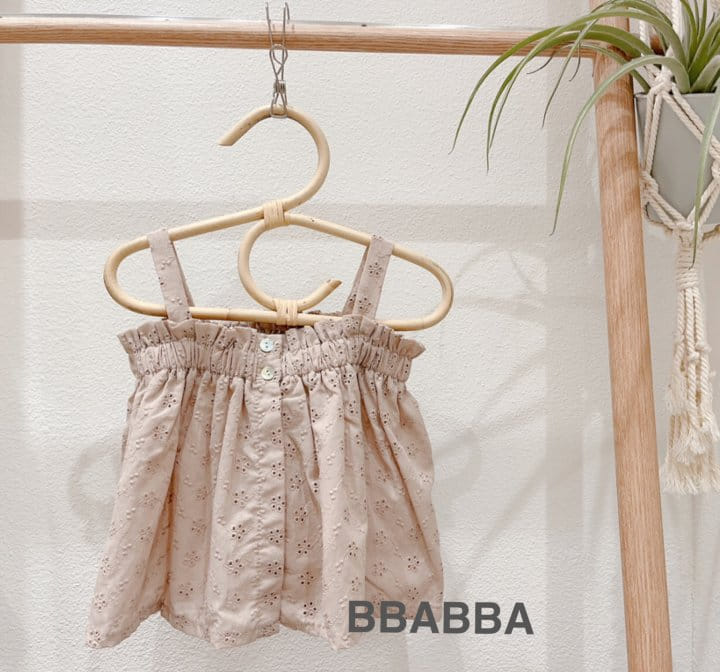 Bbabba - Korean Baby Fashion - #babyoutfit - Punching Lace one-piece - 9