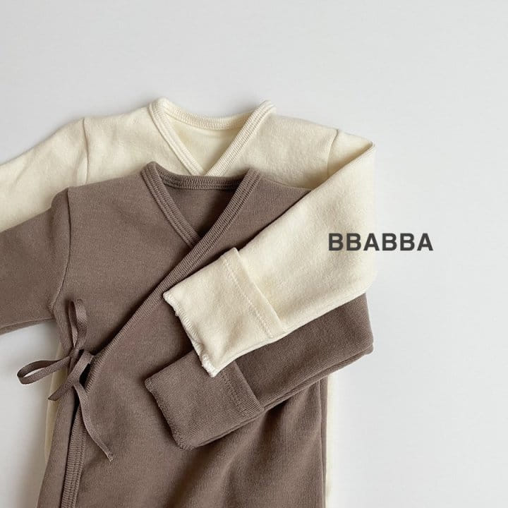 Bbabba - Korean Baby Fashion - #babyoutfit - Benet Muzi Bodysuit Leggings Bonnet Set - 7