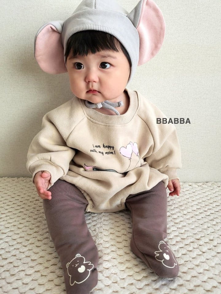 Bbabba - Korean Baby Fashion - #onlinebabyboutique - Winter Elephant Bodysuit - 8