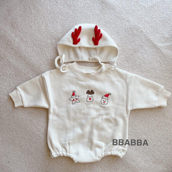 Bbabba - Korean Baby Fashion - #onlinebabyboutique - Santa Nara Embroidery Body Suit - 7