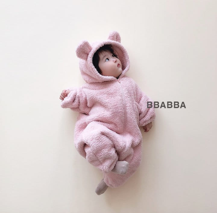 Bbabba - Korean Baby Fashion - #onlinebabyboutique - Cozy Bear Body Suit - 6