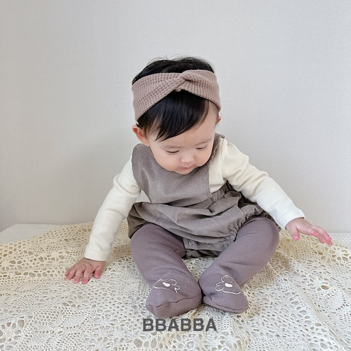 Bbabba - Korean Baby Fashion - #onlinebabyboutique - Coi Rib Bodysuit - 4