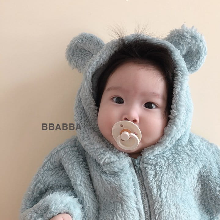 Bbabba - Korean Baby Fashion - #onlinebabyshop - Cozy Bear Body Suit - 7