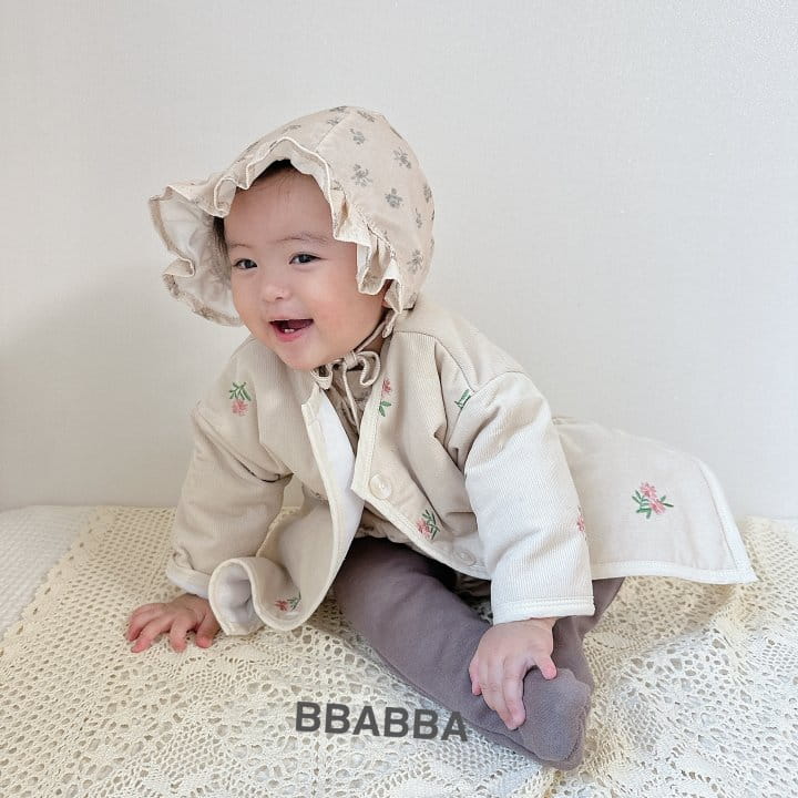 Bbabba - Korean Children Fashion - #magicofchildhood - Berry Flower Embroidery Jumper With mom - 2