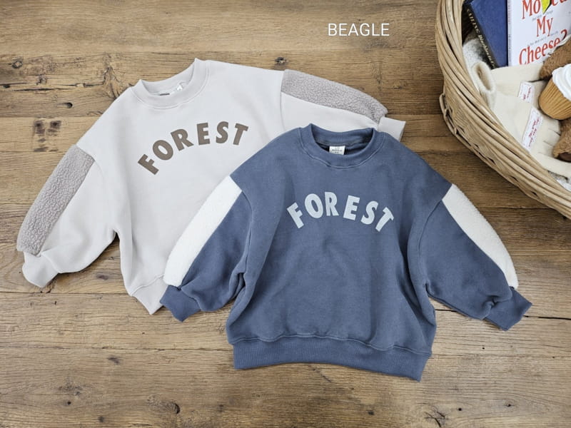 Beagle - Korean Children Fashion - #prettylittlegirls - Forest Sweatshirt