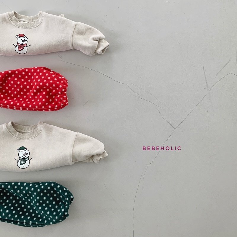 Bebe Holic - Korean Baby Fashion - #babyboutique - Snowman Sweatshirt - 8