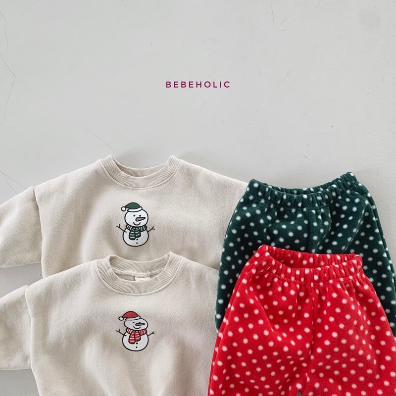 Bebe Holic - Korean Baby Fashion - #babyclothing - Snowman Sweatshirt - 10