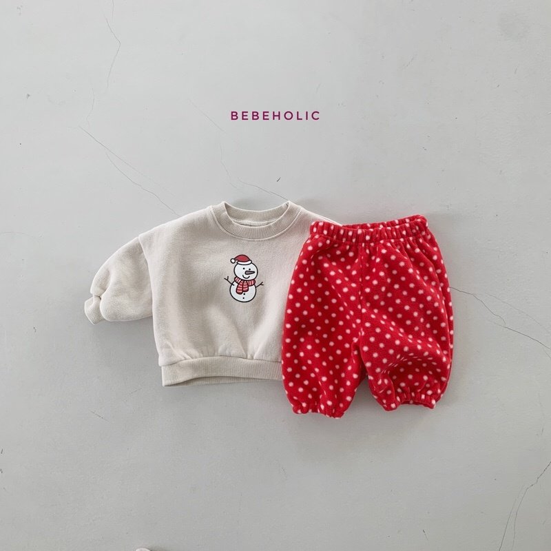 Bebe Holic - Korean Baby Fashion - #babyfashion - Snowman Sweatshirt - 11