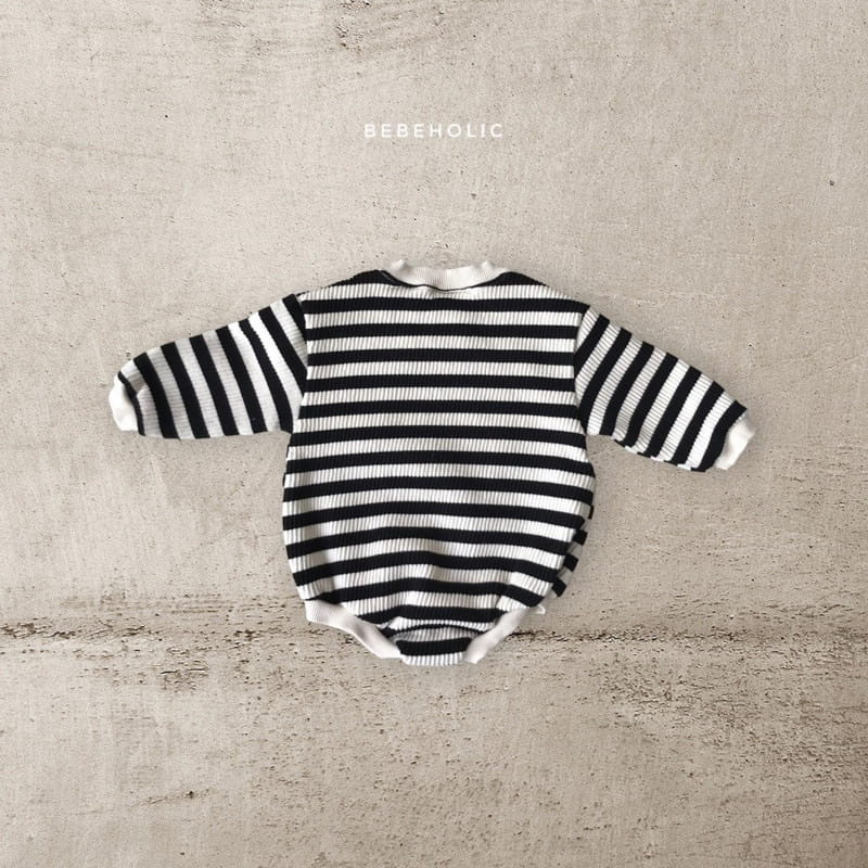 Bebe Holic - Korean Baby Fashion - #babyfashion - Knit Pocket Bodysuit - 8