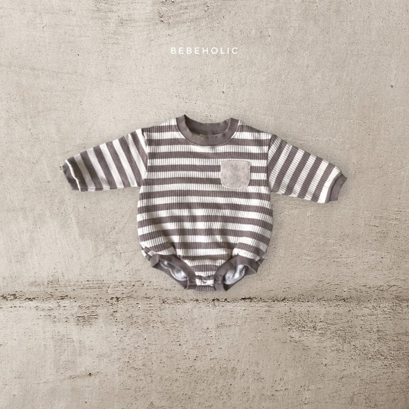 Bebe Holic - Korean Baby Fashion - #babyfever - Knit Pocket Bodysuit - 9