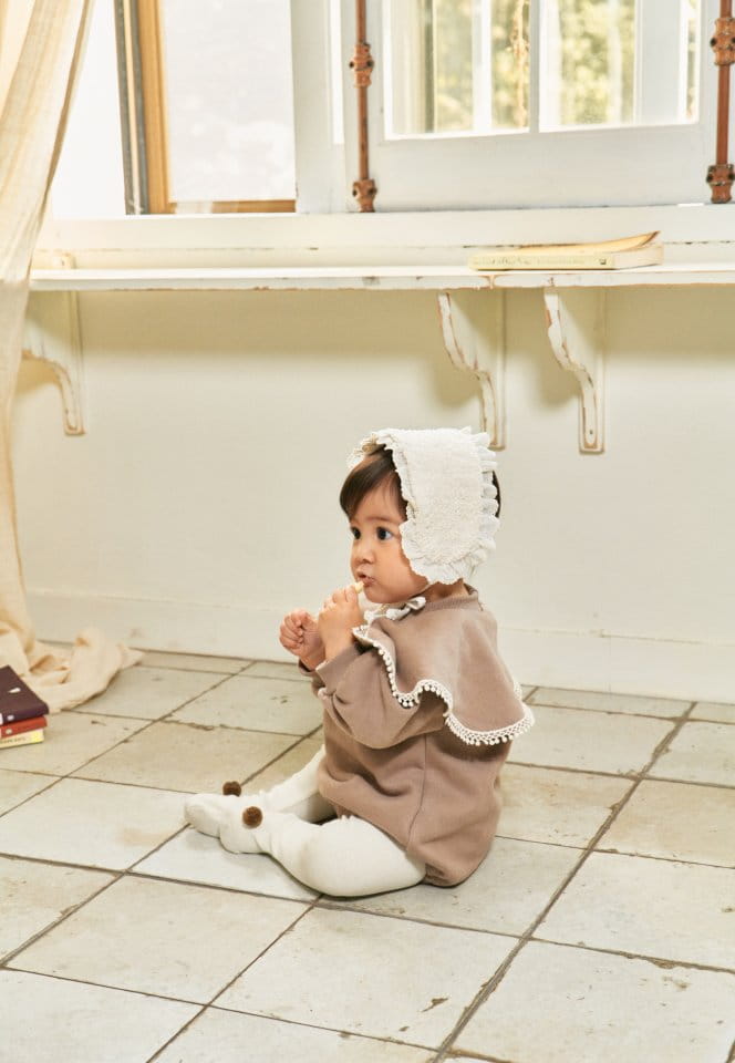 Bebe Nine - Korean Baby Fashion - #babyboutique - Cape Fleece Bodysuit - 5