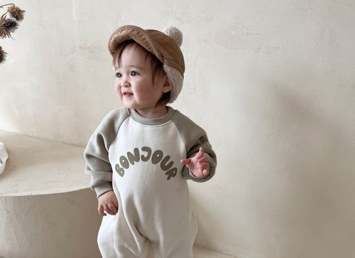 Bebe Nine - Korean Baby Fashion - #babyclothing - Bonjour Fleece Overalls - 3