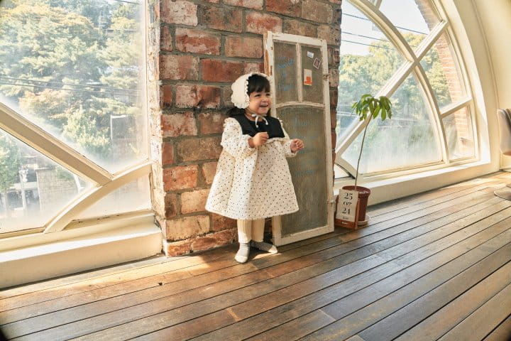 Bebe Nine - Korean Baby Fashion - #babyclothing - Rose Mong Quilting One-piece - 5