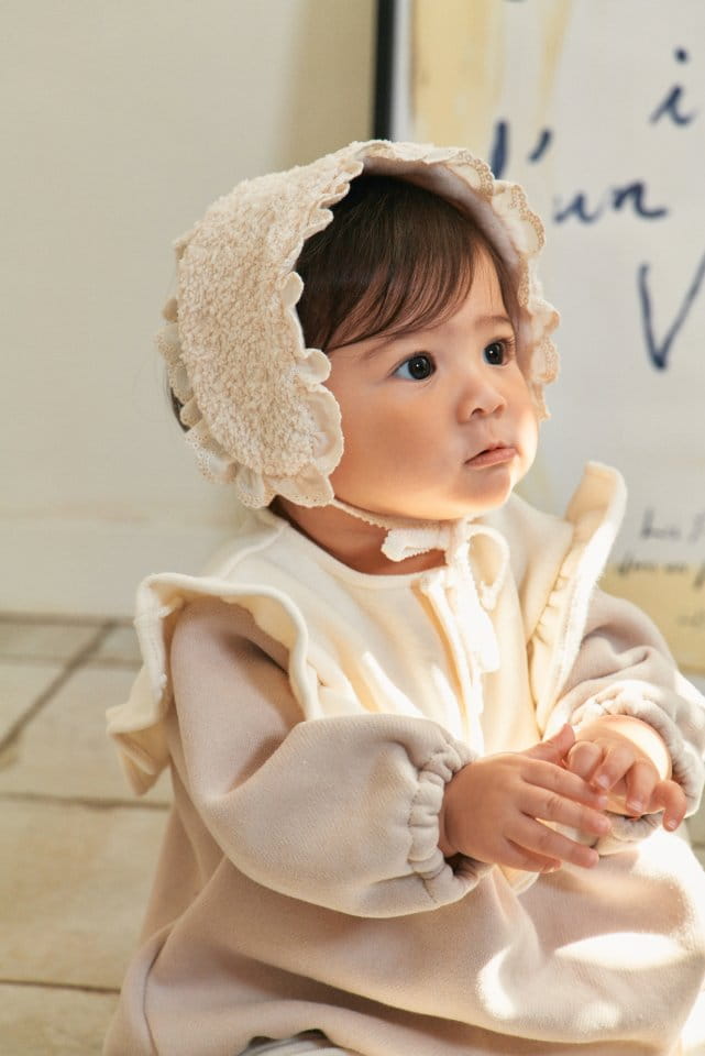 Bebe Nine - Korean Baby Fashion - #babyfashion - Fleece Lace Earmuff - 5