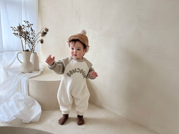 Bebe Nine - Korean Baby Fashion - #babyfever - Bonjour Fleece Overalls - 5