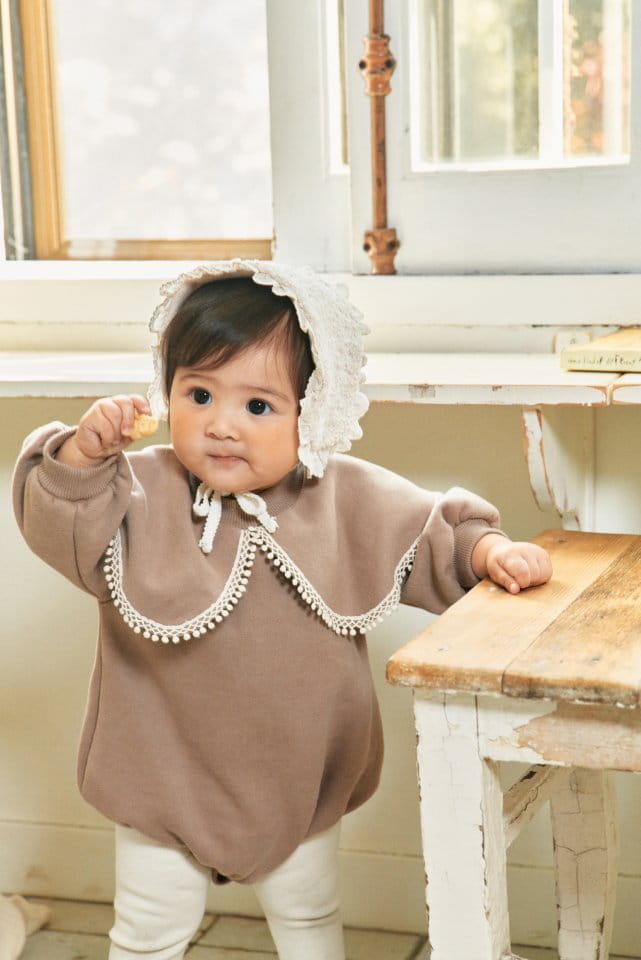 Bebe Nine - Korean Baby Fashion - #babyfever - Cape Fleece Bodysuit - 9