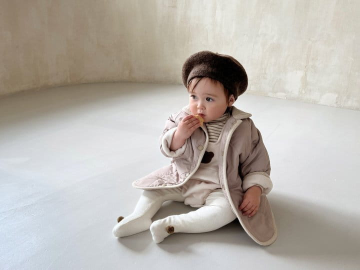 Bebe Nine - Korean Baby Fashion - #babylifestyle - Quilting Jacket