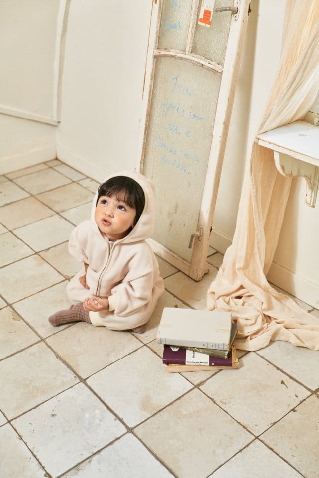 Bebe Nine - Korean Baby Fashion - #babygirlfashion - Latte Bell Overalls - 4