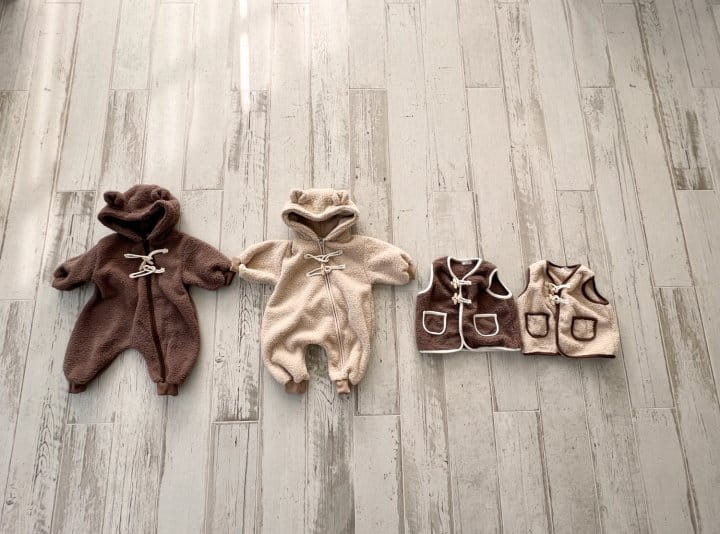 Bebe Nine - Korean Baby Fashion - #babylifestyle - Warm Vest - 7