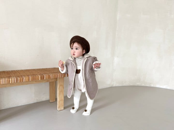 Bebe Nine - Korean Baby Fashion - #babyoninstagram - Quilting Jacket - 2