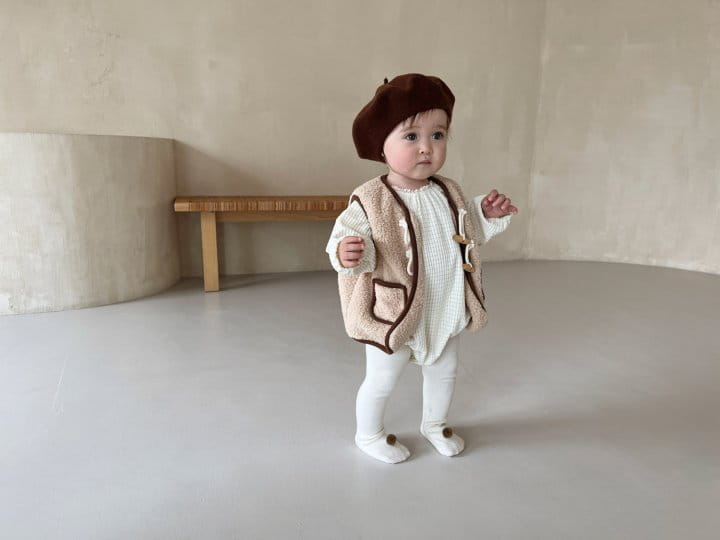 Bebe Nine - Korean Baby Fashion - #babyoutfit - Warm Vest - 10