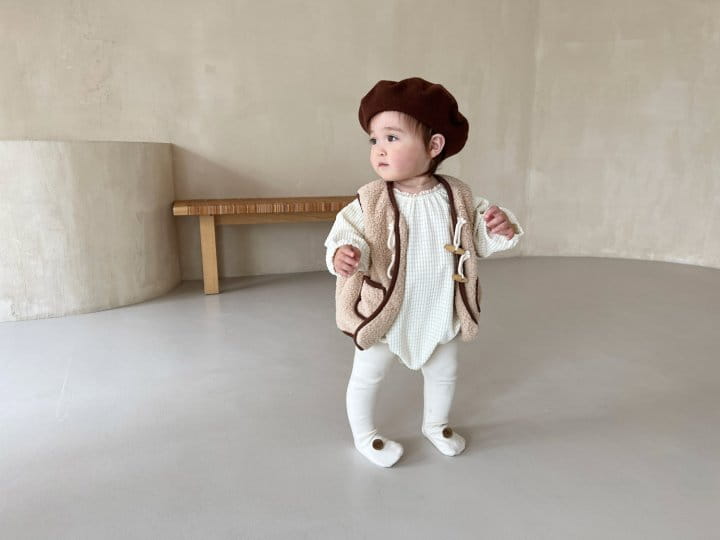 Bebe Nine - Korean Baby Fashion - #babyoutfit - Warm Vest - 11