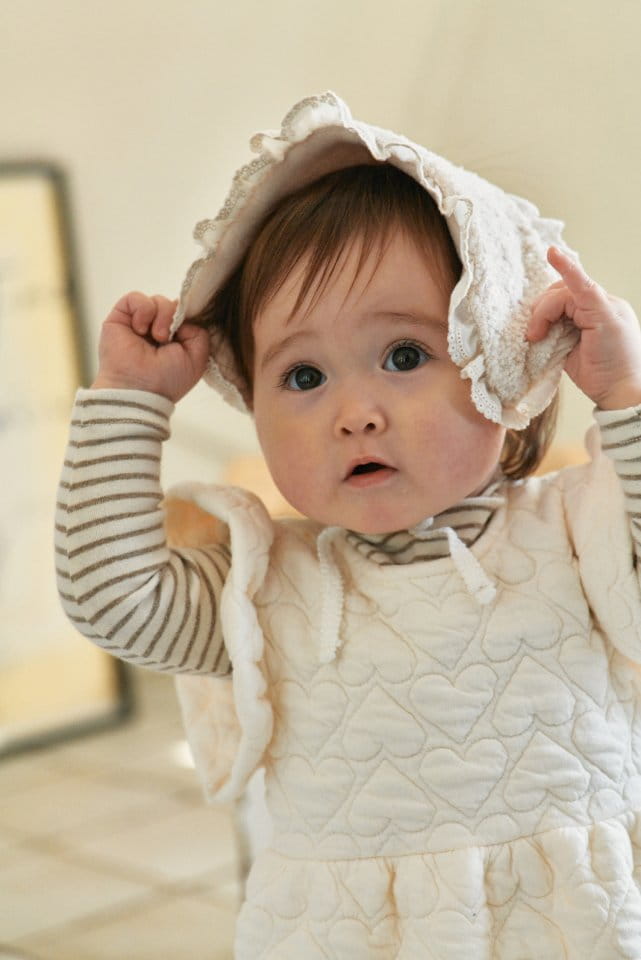 Bebe Nine - Korean Baby Fashion - #babyoutfit - Fleece Lace Earmuff - 11