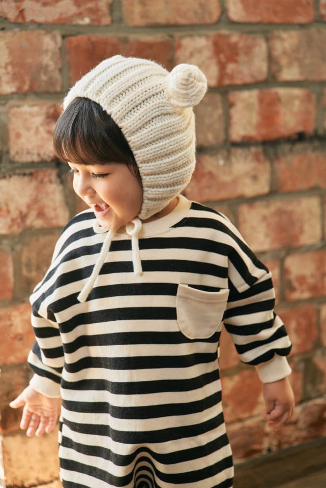 Bebe Nine - Korean Baby Fashion - #babyoutfit - Merry Fleece Overalls - 7