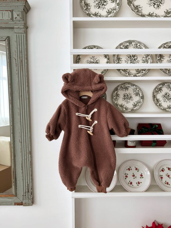 Bebe Nine - Korean Baby Fashion - #onlinebabyboutique - Bear Bbogle Bodysuit - 9