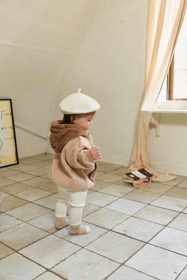 Bebe Nine - Korean Baby Fashion - #onlinebabyboutique - Cozy Half Leggings - 7