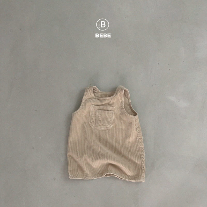 Bella Bambina - Korean Baby Fashion - #babyoutfit - Bebe Robe Mini One-piece Beige - 4