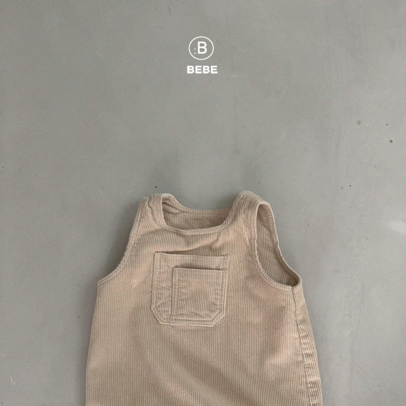 Bella Bambina - Korean Baby Fashion - #onlinebabyboutique - Bebe Robe Mini One-piece Beige - 6