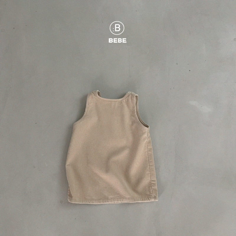 Bella Bambina - Korean Baby Fashion - #onlinebabyshop - Bebe Robe Mini One-piece Beige - 7