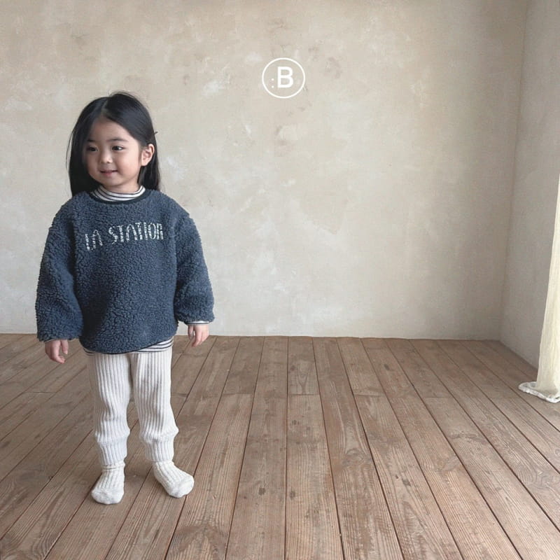 Bella Bambina - Korean Children Fashion - #childrensboutique - Cozy Piping Sweatshirt - 6