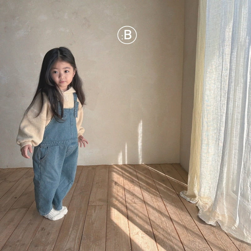 Bella Bambina - Korean Children Fashion - #stylishchildhood - Winter Denim Dungarees Pants - 9