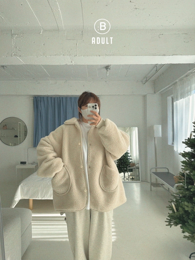 Bella Bambina - Korean Women Fashion - #momslook - Mom Popo Fleece Jacket Leopard - 11