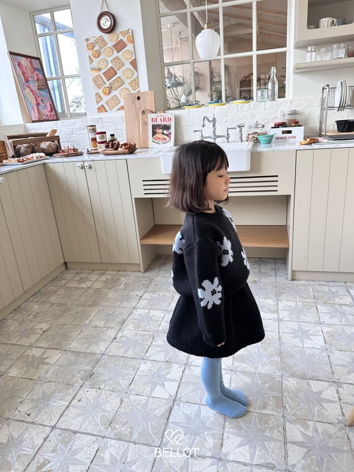Bellot - Korean Children Fashion - #Kfashion4kids - Flower Knit Tee - 11