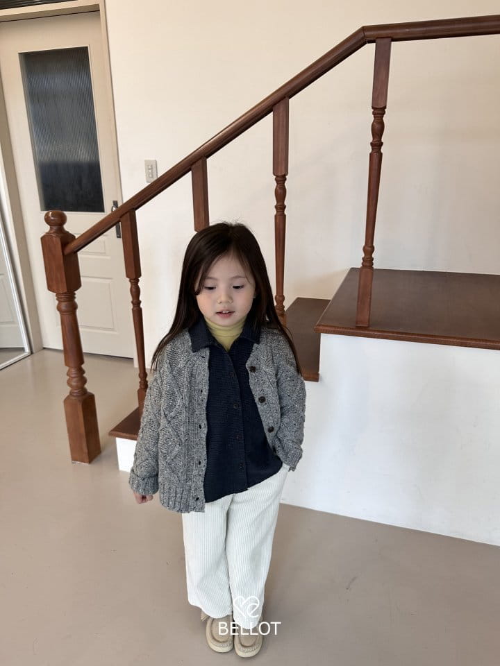 Bellot - Korean Children Fashion - #childofig - Pon Knit Cardigan - 5