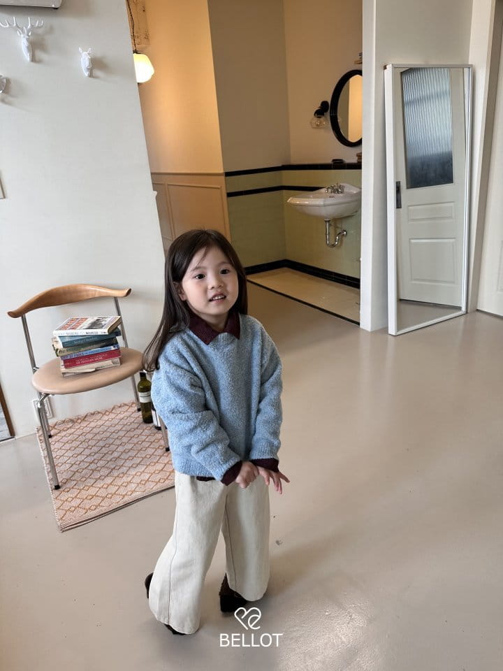 Bellot - Korean Children Fashion - #childofig - Shawl Knit Tee - 11