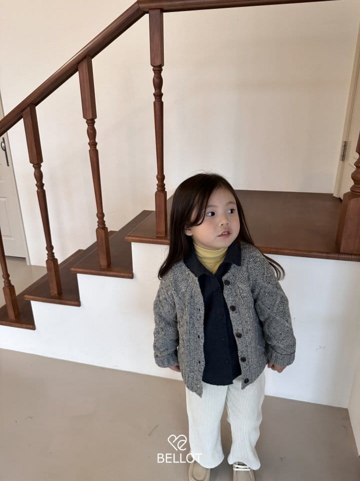 Bellot - Korean Children Fashion - #designkidswear - Pon Knit Cardigan - 7