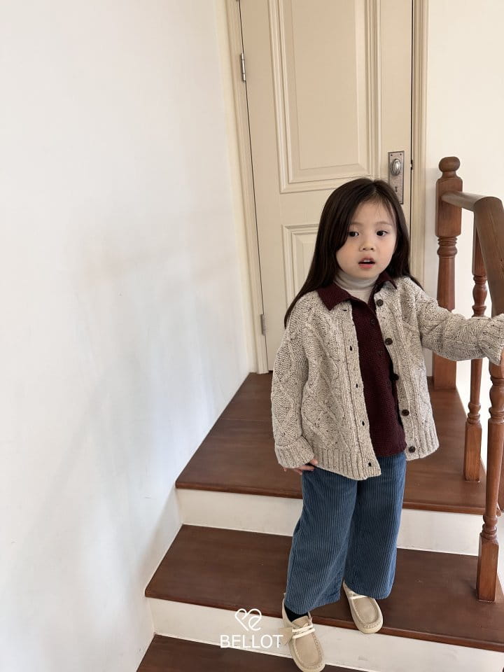 Bellot - Korean Children Fashion - #fashionkids - Pon Knit Cardigan - 9