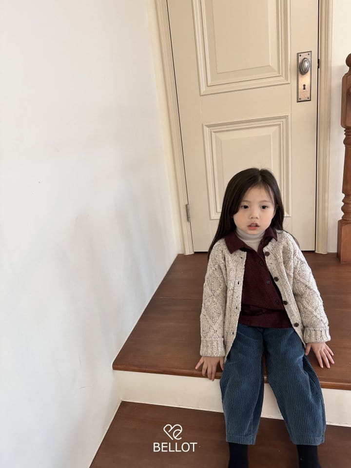 Bellot - Korean Children Fashion - #kidsshorts - Pon Knit Cardigan - 10