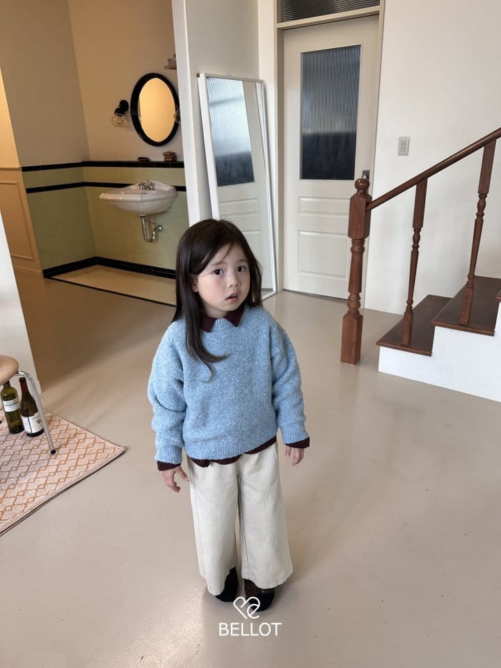 Bellot - Korean Children Fashion - #minifashionista - Shawl Knit Tee - 9