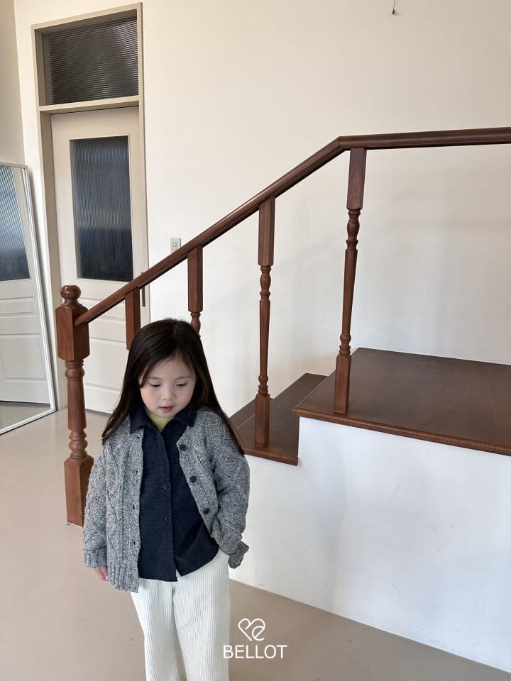 Bellot - Korean Children Fashion - #toddlerclothing - Pon Knit Cardigan - 4