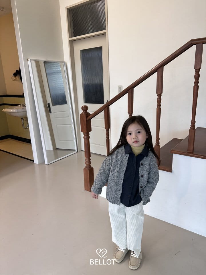 Bellot - Korean Children Fashion - #todddlerfashion - Pon Knit Cardigan - 2