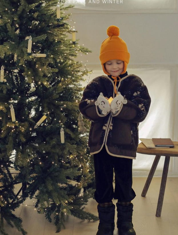 Bien A Bien - Korean Children Fashion - #kidsstore - Shoutte Knit Gloves - 2
