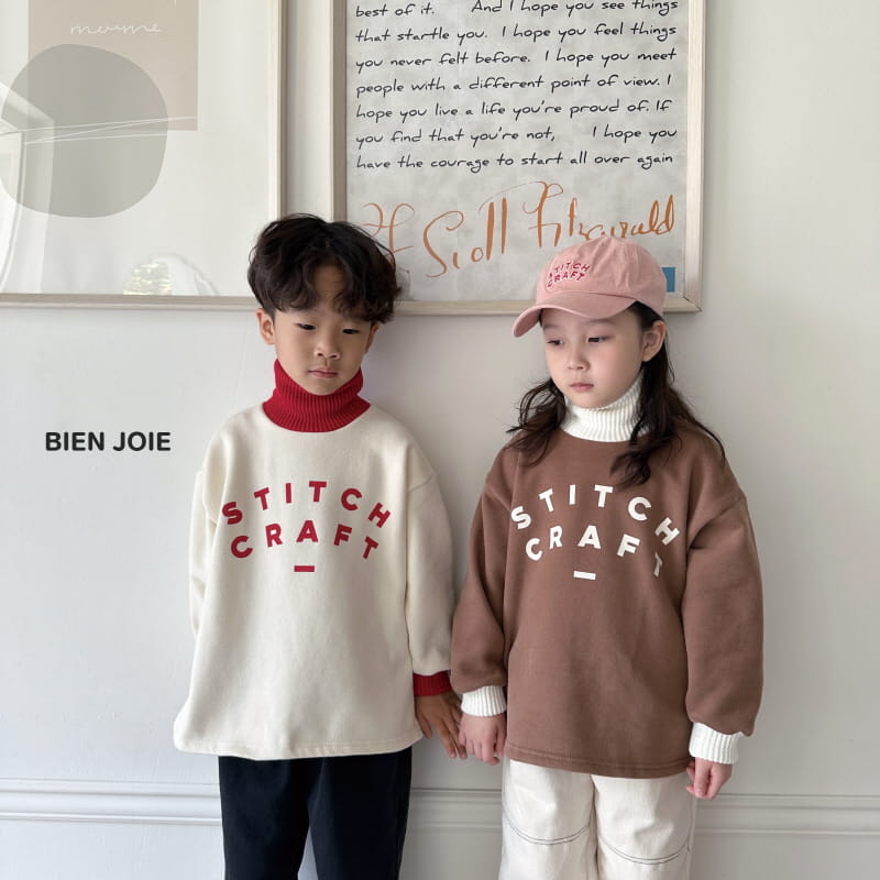 Bien Joie - Korean Children Fashion - #kidsstore - Craft Turtleneck Tee - 5